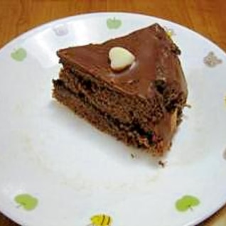 チョコレートケーキを作りました